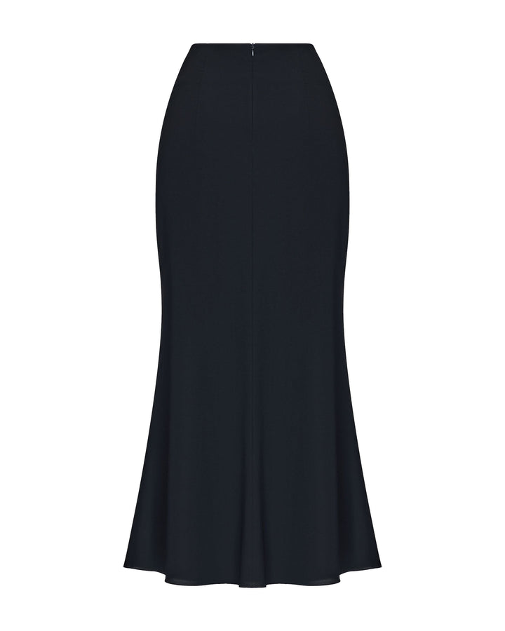 KERILIN, MIDI SKIRT BLACK